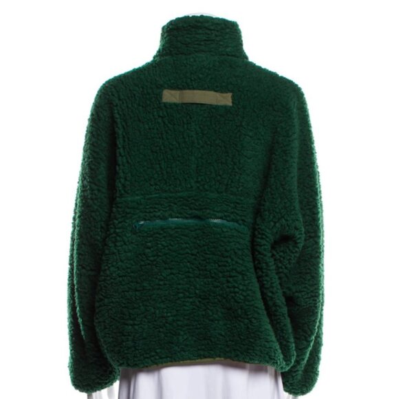 Sandy Liang Jansport Green Fleece Jacket Medium - Picture 3 of 8